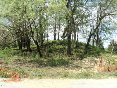 The eastern Glass Mound is smaller but still impressive.