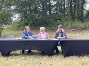 Matt Magallanes of Southern Land Company, Mark Tolley & Toye Heape of TN Ancient Sites Conservancy